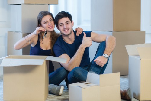 Removal team handling an urgent same day move in Hackney