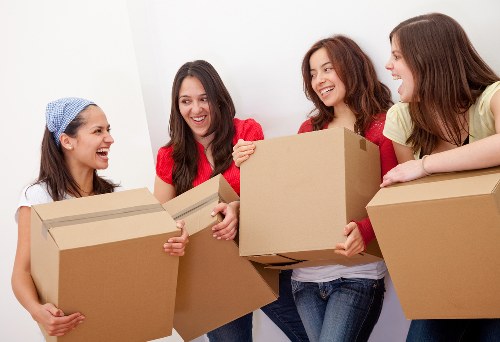Commercial move planning in Hackney with office boxes and transport preparation