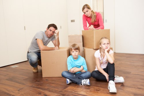 Professional removal van service for a house move in Hackney
