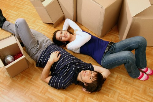 Professional van service handling deliveries in Hackney